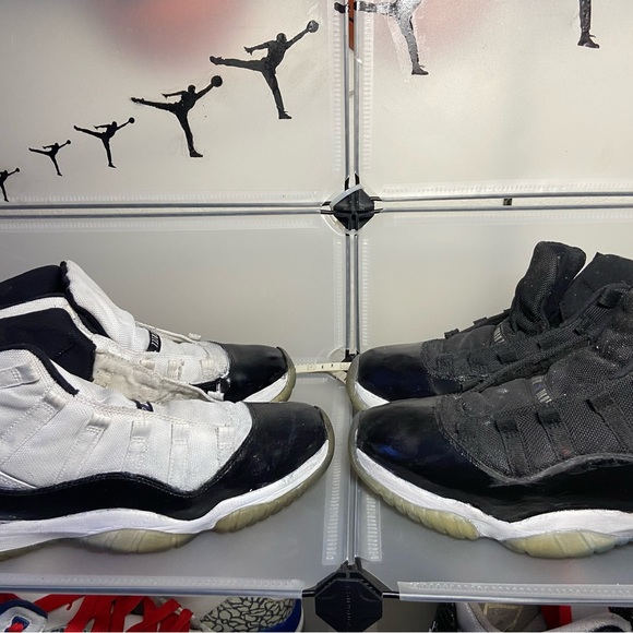 2 pair of jordan 11’s one concord and one space jam. Both pair are size 10.5 - Picture 4 of 9
